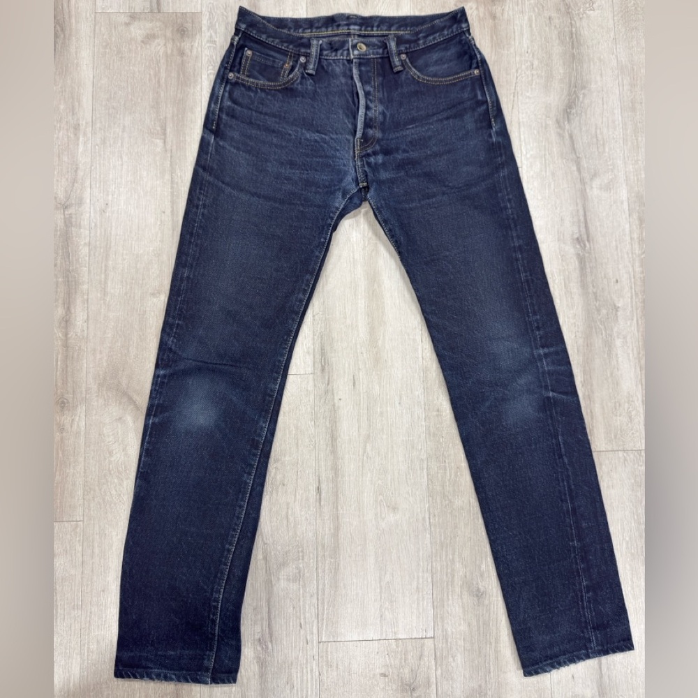 Men's Iron Heart Dark Indigo Straight Jeans